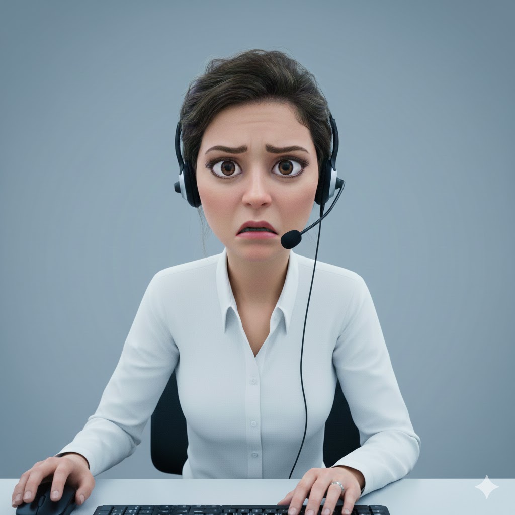 Salariée qui stress dû au travail